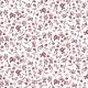 JERSEY DIGITAL FLOWERS - WHITE/ VIOLET