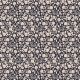 BAMBOO COTTON JERSEY FLOWERS - NAVY