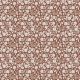 BAMBOO COTTON JERSEY FLOWERS - DARK RED