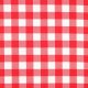 CANVAS WATERPROOF CHECK - RED