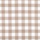 CANVAS WATERPROOF CHECK - TAUPE