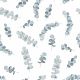 CANVAS DIGITAL EUCALYPTUS - WHITE/ BLUE