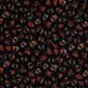 VISCOSE LUREX DIGITAL ANIMAL SKIN - BLACK