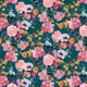 SWEAT DIGITAL FLOWERS - PETROL