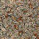 VISCOSE LUREX FLOWERS - BLACK/ HONEY