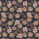 ROSELLA STRETCH FLOWERS - NAVY