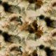 SWEAT DIGITAL TIE DYE - MOSS GREEN/ RUST