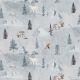 JERSEY DIGITAL WINTER ANIMALS - LIGHT GREY