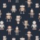 JERSEY DIGITAL ROBOTS - NAVY