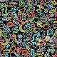 JERSEY DIGITAL DOODLES - BLACK