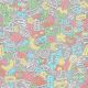 JERSEY DIGITAL DOODLES - LIGHT GREY