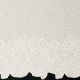 LINEN VISCOSE BORDER 1-SIDE - ECRU