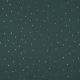 DOUBLE GAUZE FOIL STRIPES - DARK GREEN/GOLD