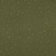 DOUBLE GAUZE FOIL STRIPES - GREEN/GOLD