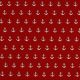 POPLIN ANCHOR - RED