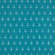 POPLIN ANCHOR - TURQUOISE