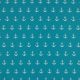 POPLIN ANCHOR - TURQUOISE