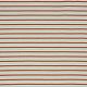 JERSEY STRIPES LUREX - TERRA/SILVER