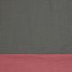 DOUBLE SIDED DOUBLE GAUZE GOTS - DARK GREY / MAUVE