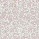 DOUBLE GAUZE GOTS PAISLEY FLOWERS - WHITE