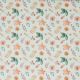 POPLIN DIGITAL AUTUMN FLOWERS - WHITE