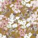 COTTON JERSEY GOTS BLOSSOM - OCHRE