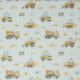 POPLIN DIGITAL VEHICLES - WHITE