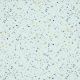 DOUBLE GAUZE GOTS DIGITAL DOTS - WHITE/NAVY
