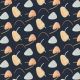 JERSEY DIGITAL SHAPES AND LINES - NAVY