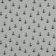 JERSEY GLITTER ANCHOR - LIGHT GREY