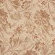 LINEN VISCOSE WASHED FANTASY FLOWER - SALMON
