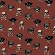 SOFT SWEAT PIRATE SKULL - ROUGE