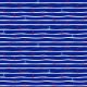 JERSEY GOTS MARITIME STRIPES - COBALT