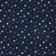 DOUBLE GAUZE GOTS DIGITAL FRUIT - NAVY