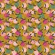 POPLIN GOTS PEACHY FRUIT - OCHRE