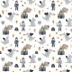 POPLIN KNIGHT CASTLE - WHITE