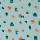 STRETCH TOWELING SHAPES - OLD BLUE
