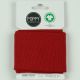 CUFFS GOTS 7CM - DARK RED