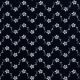 DOUBLE GAUZE WHITE EMBROIDERY - NAVY