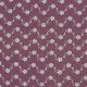 DOUBLE GAUZE WHITE EMBROIDERY - PURPLE
