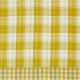 DOUBLE GAUZE DOUBLE SIDED CHECKS - OCHRE