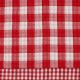 DOUBLE GAUZE DOUBLE SIDED CHECKS - RED