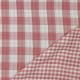 DOUBLE GAUZE DOUBLE SIDED CHECKS - MAUVE