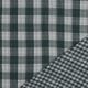 DOUBLE GAUZE DOUBLE SIDED CHECKS - CYAN