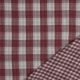 DOUBLE GAUZE DOUBLE SIDED CHECKS - ROSEWOOD