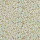 DOUBLE GAUZE DIGITAL FLOWERS - WHITE/COGNAC