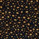 PURRING FUR ANIMAL SKIN - NAVY