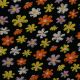 PURRING FUR FLOWERS - BLACK