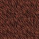 SOFT SWEAT GOTS ZEBRA SKIN - TERRACOTTA