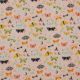 DOUBLE GAUZE DIGITAL BUTTERFLIES - OLD ROSE